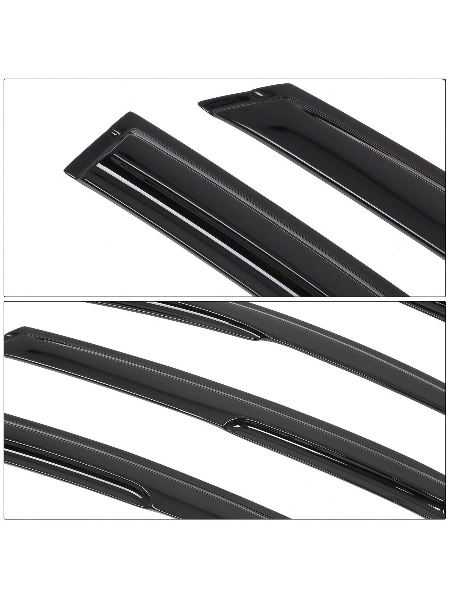 4PC Set Window Visors For 2013-2018 Fords' Fusion Window Rain Guards Smoked Aero JDM Wind Deflectors Stick On Sun Rain Wind Window Guards, A Useful Upgrade For The Valentine Season