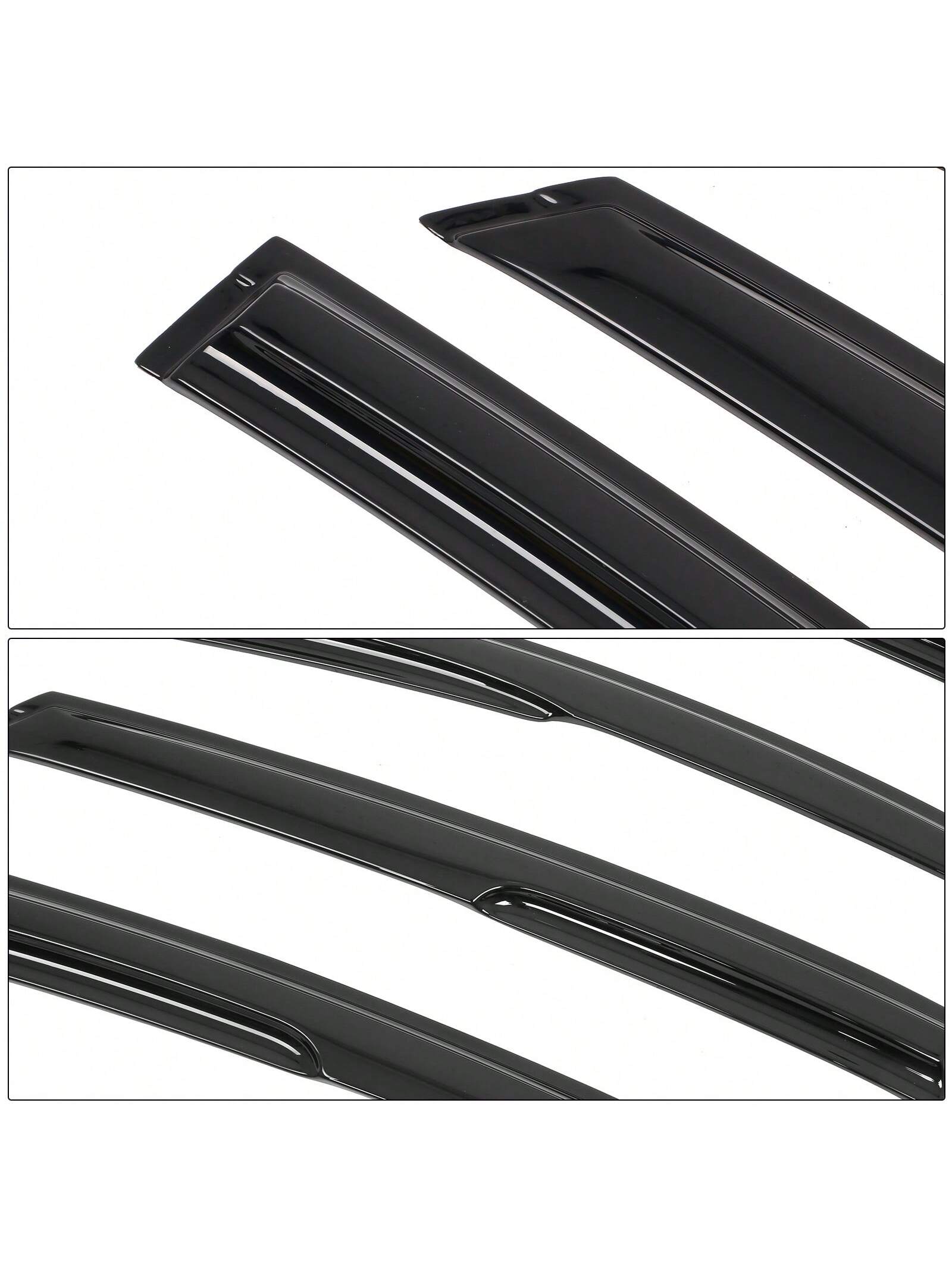 4PC Set Window Visors For 2013-2018 Fords' Fusion Window Rain Guards Smoked Aero JDM Wind Deflectors Stick On Sun Rain Wind Window Guards, A Useful Upgrade For The Valentine Season