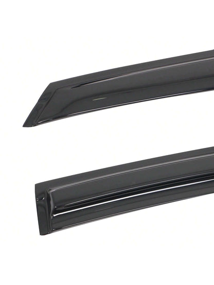 4PC Set Window Visors For 2013-2018 Fords' Fusion Window Rain Guards Smoked Aero JDM Wind Deflectors Stick On Sun Rain Wind Window Guards, A Useful Upgrade For The Valentine Season