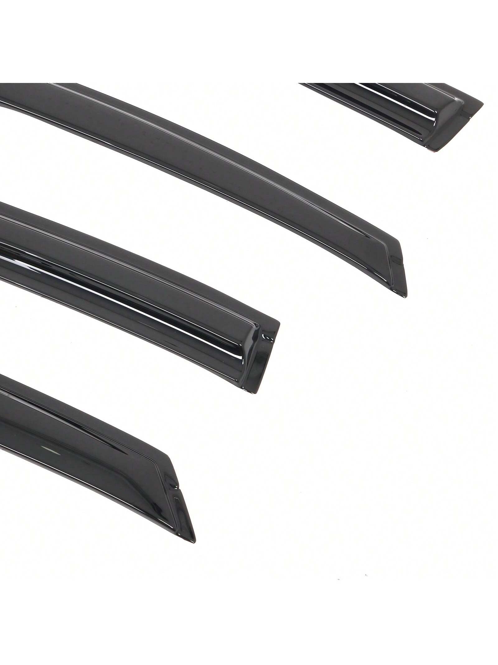 4PC Set Window Visors For 2013-2018 Fords' Fusion Window Rain Guards Smoked Aero JDM Wind Deflectors Stick On Sun Rain Wind Window Guards, A Useful Upgrade For The Valentine Season