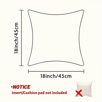 4pcs Bohemian Countryside Style Pillow Cover Set, Soft Corduroy Home Decor Cushion Covers For Sofa, Bed, Living Room In Spring, Green-Orange Ombre Series (Covers Only)