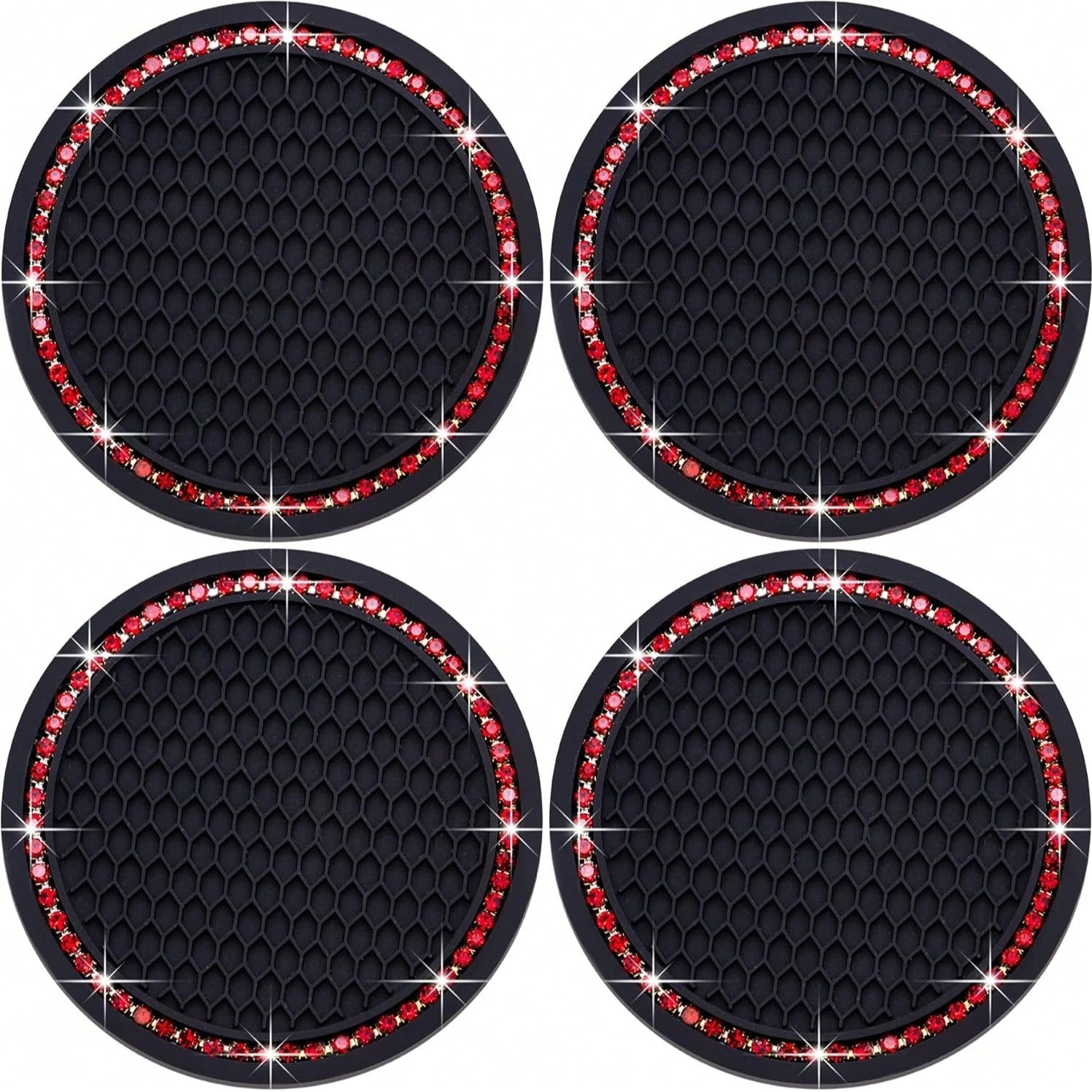 4pcs Car Cup Holder Coasters, Great Gift For Friends