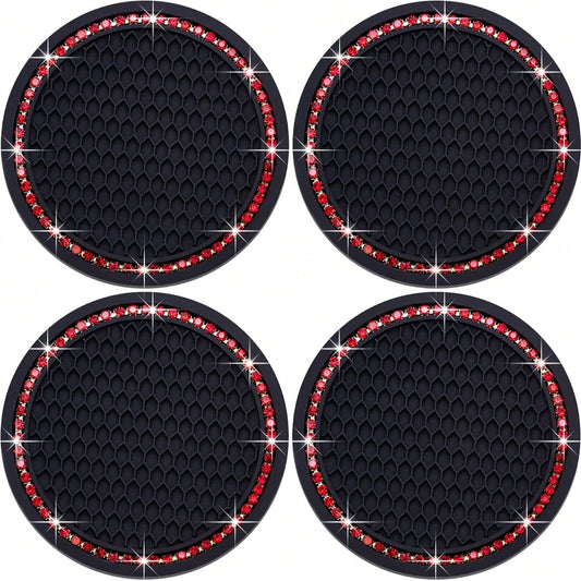 4pcs Car Cup Holder Coasters, Great Gift For Friends