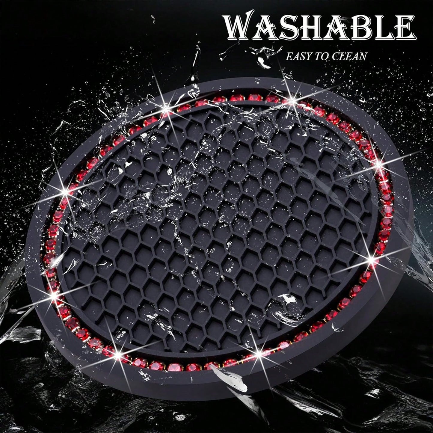 4pcs Car Cup Holder Coasters, Great Gift For Friends