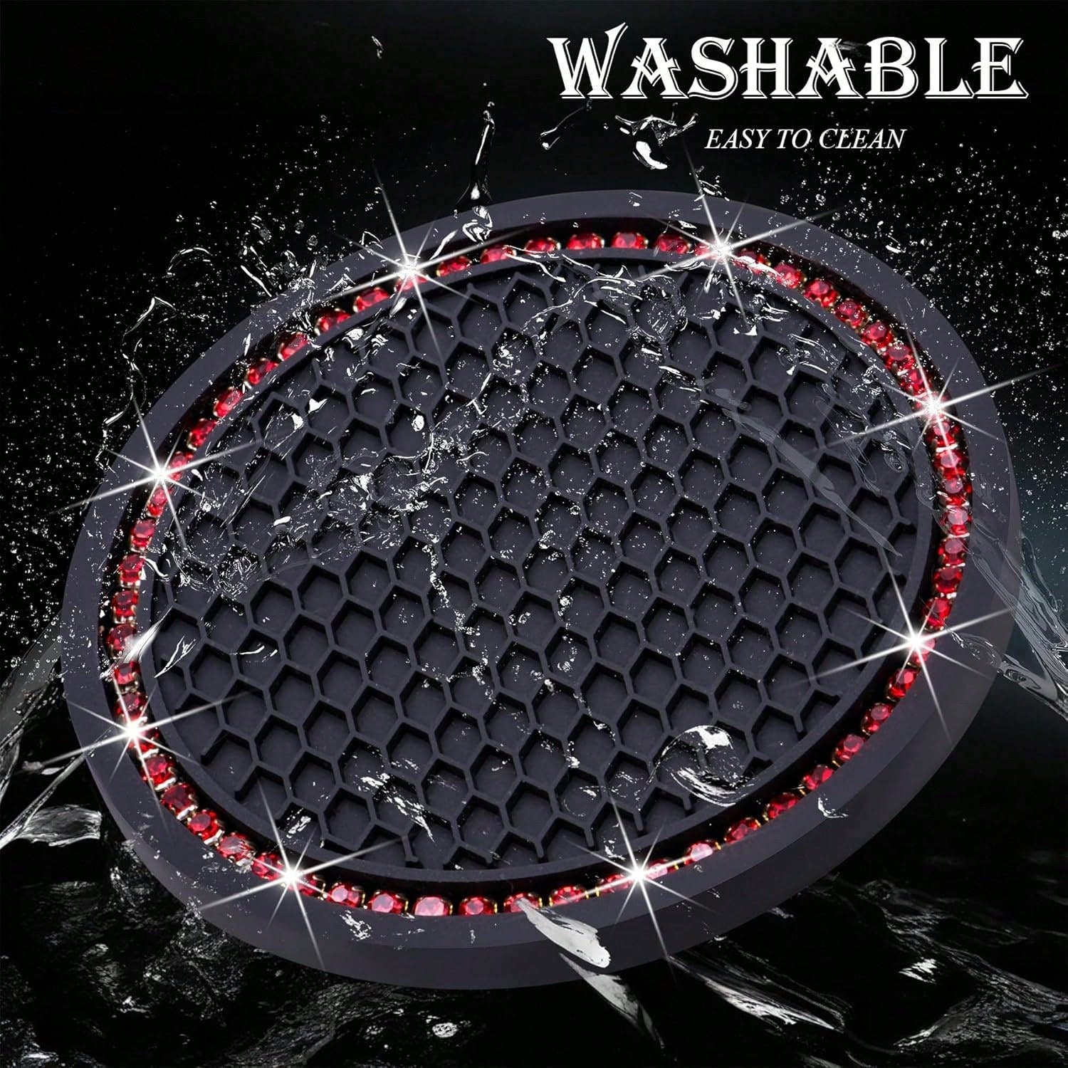 4pcs Car Cup Holder Coasters, Great Gift For Friends
