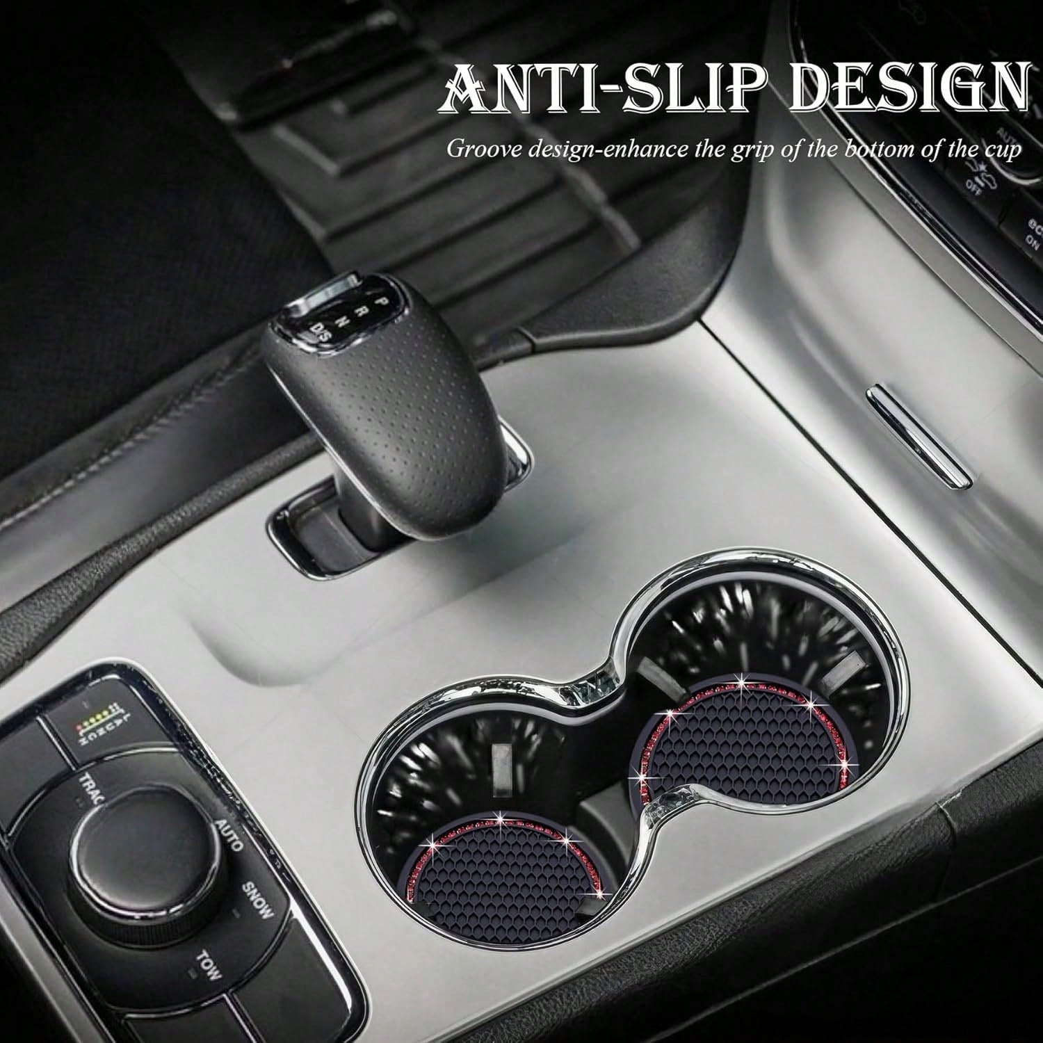 4pcs Car Cup Holder Coasters, Great Gift For Friends