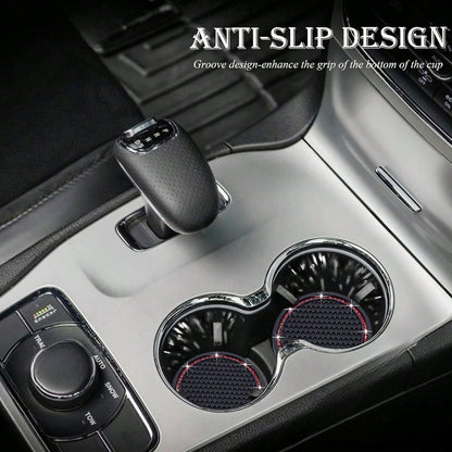 4pcs Car Cup Holder Coasters, Great Gift For Friends