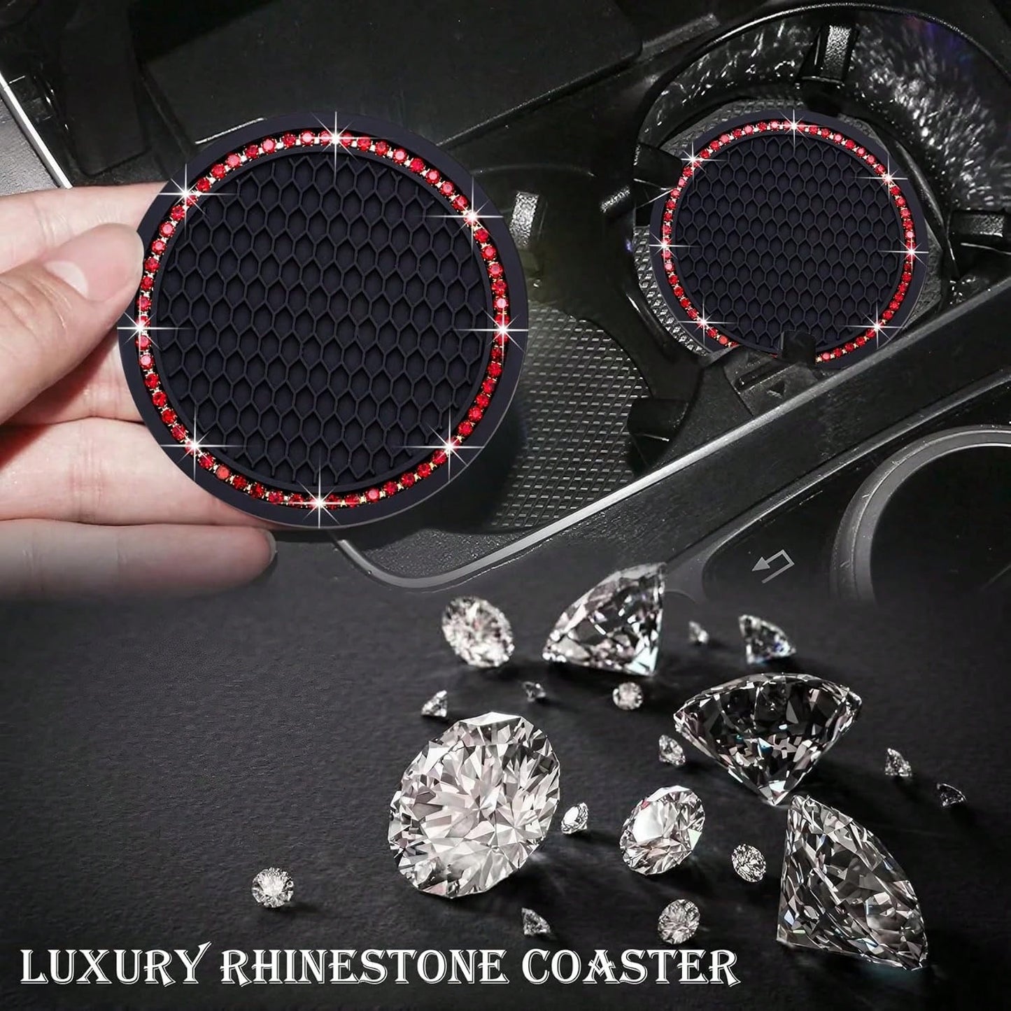 4pcs Car Cup Holder Coasters, Great Gift For Friends