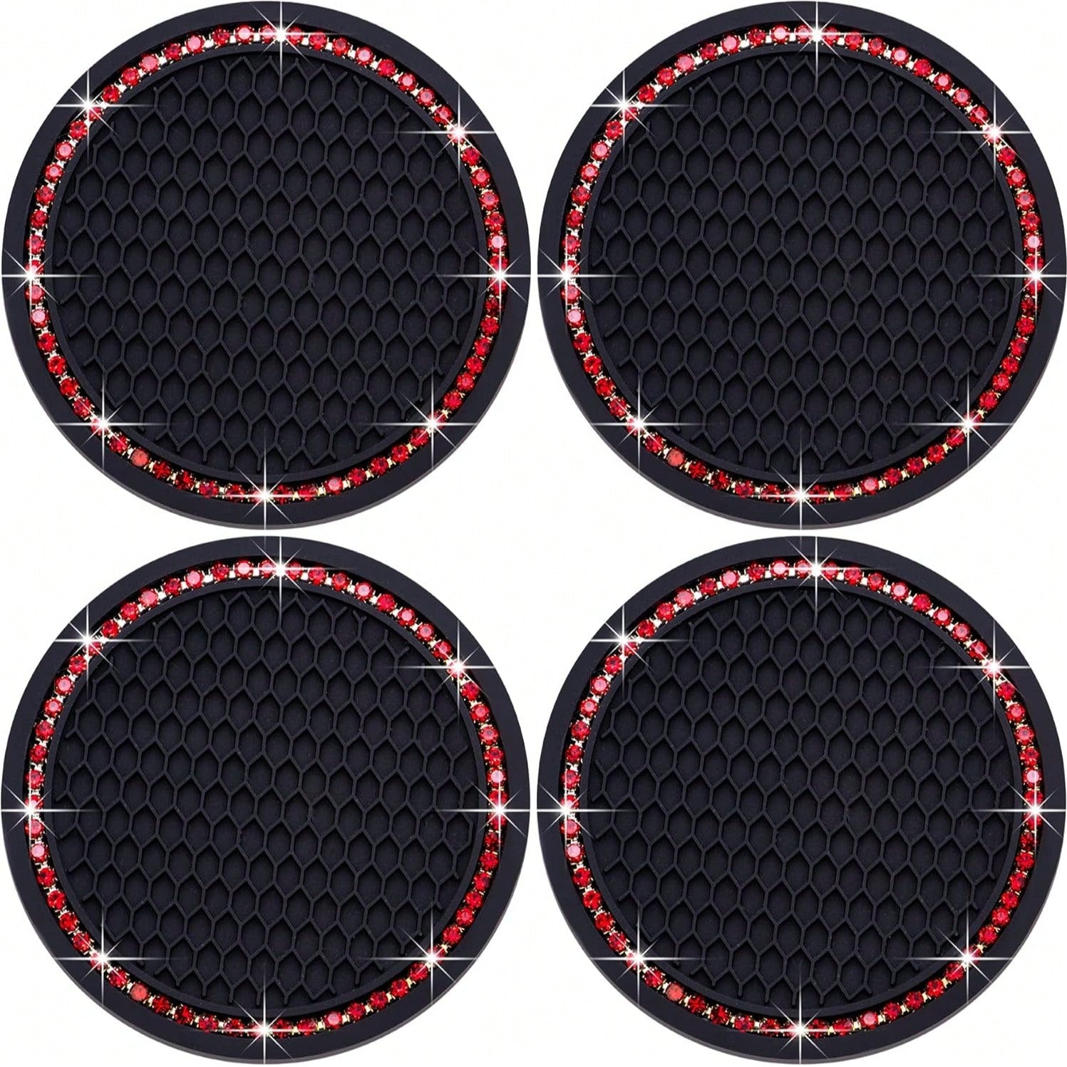 4pcs Car Cup Holder Coasters, Great Gift For Friends