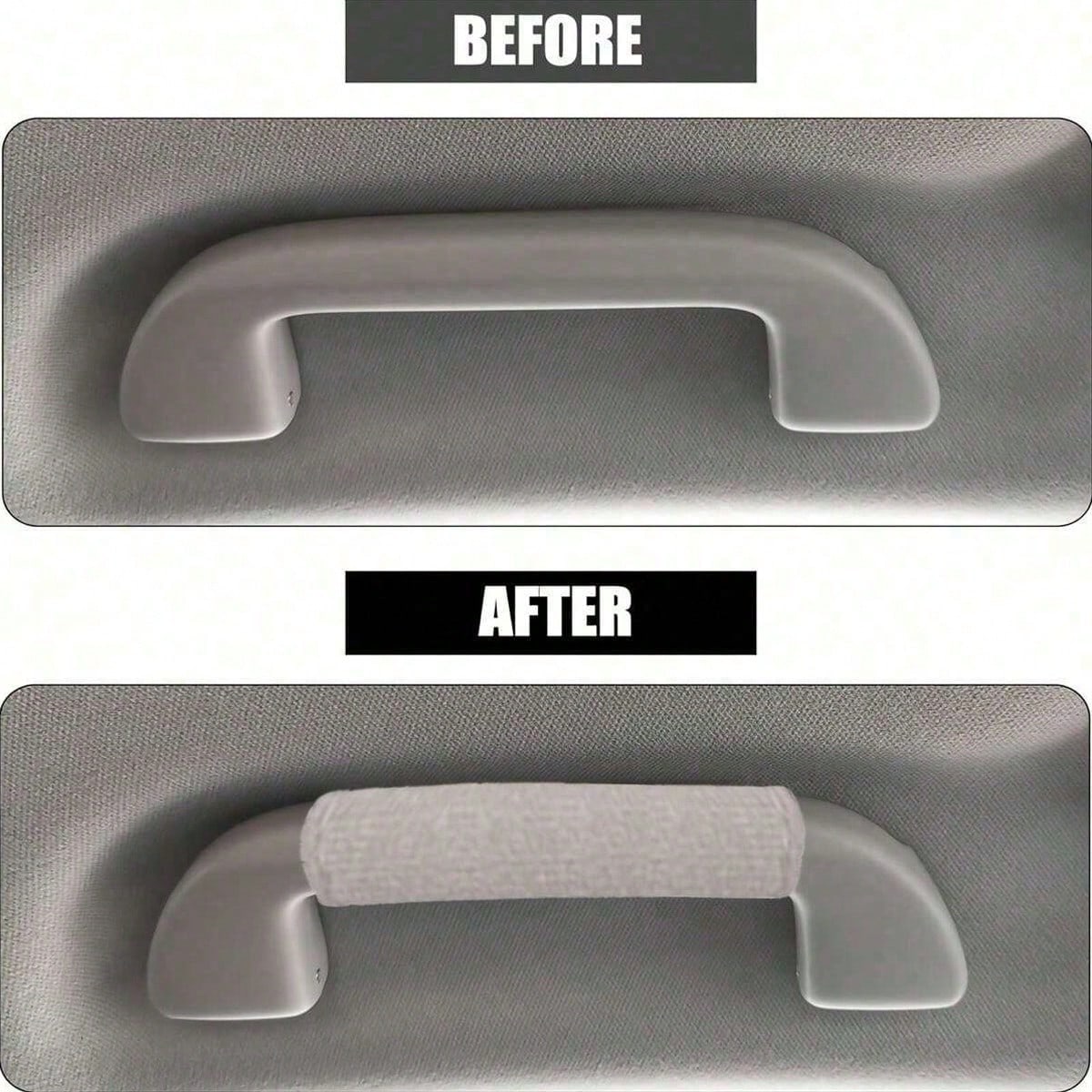4pcs Soft Car Door Handle Covers, Universal Fit Car Roof Door Handle Covers, Protect Your Car Interior, Easy To Install, Can Be Freely Matched To Decorate Your Car.