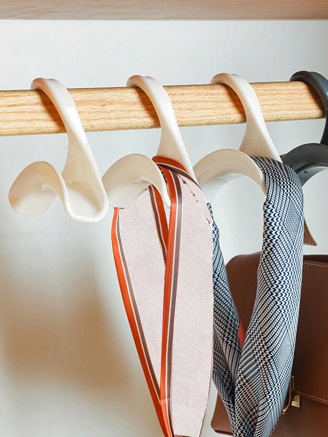 5 Pack Purse Hanger Hook Acrylic Bag Hanger Handbag Tote Bag Rack Holder Closet Organizer Storage For Backpacks Satchels Purses Handbags Tote Holder, Gender Reveal Party, Perfect For Birthdays, Weddin