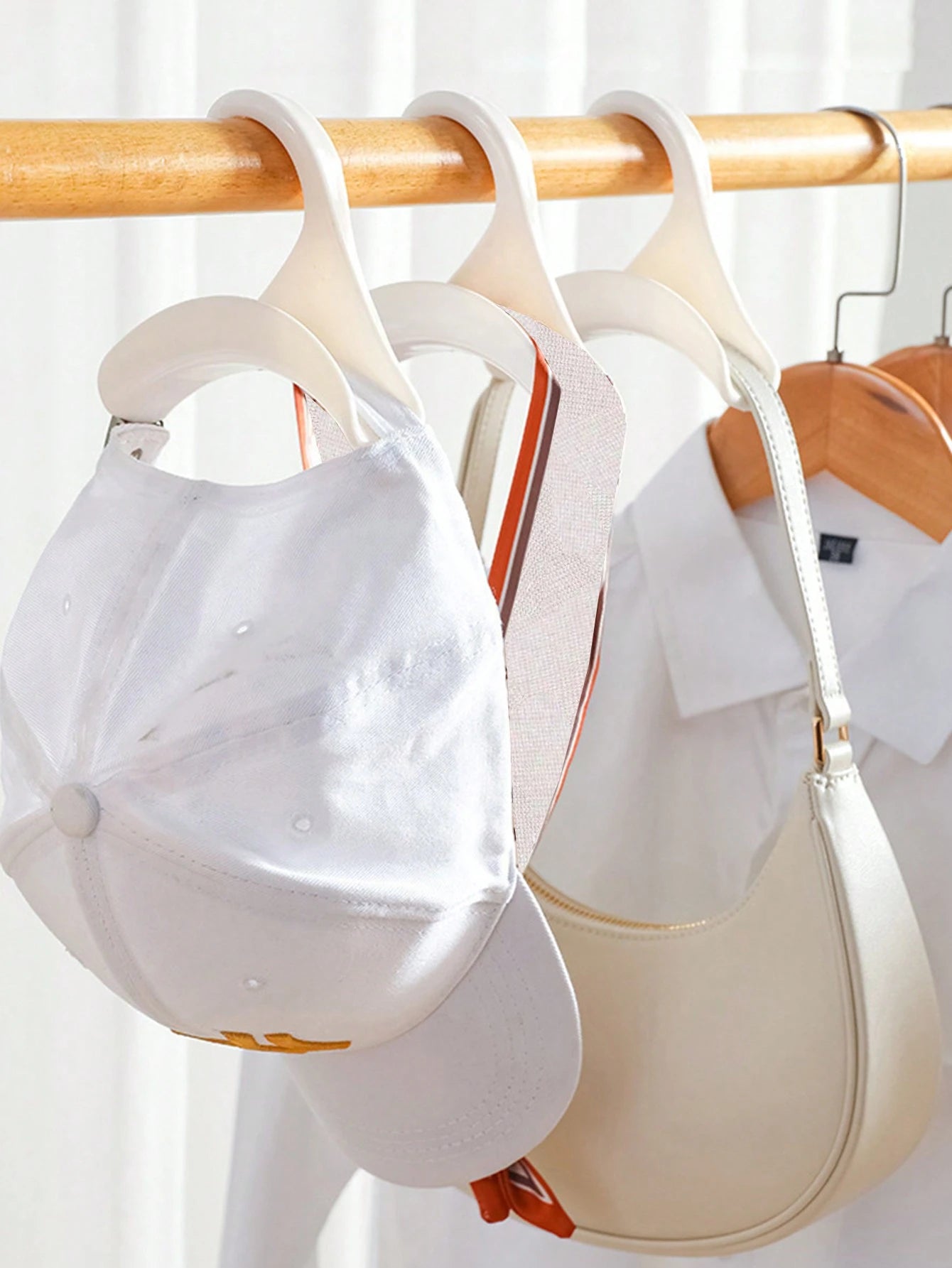 5 Pack Purse Hanger Hook Acrylic Bag Hanger Handbag Tote Bag Rack Holder Closet Organizer Storage For Backpacks Satchels Purses Handbags Tote Holder, Gender Reveal Party, Perfect For Birthdays, Weddin