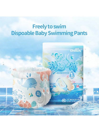 5 Packs Disposable Swim Diapers For Infants, Sizes M/L/XL/XXL Availablebaby Shower Family Decorations Gifts