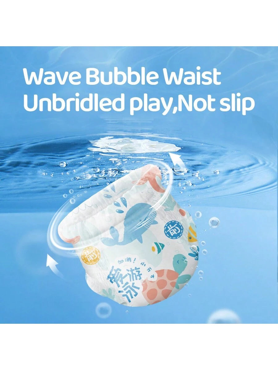 5 Packs Disposable Swim Diapers For Infants, Sizes M/L/XL/XXL Availablebaby Shower Family Decorations Gifts