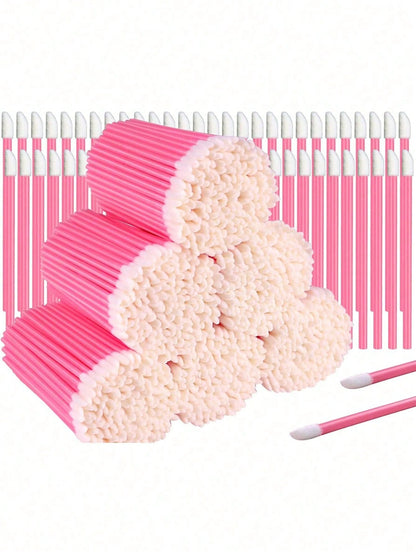 500 Pcs 50 Pcs Lip Stick Lipstick Applicator Lip Gloss Stick Lint Free Makeup Applicator Beauty Tool, Disposable