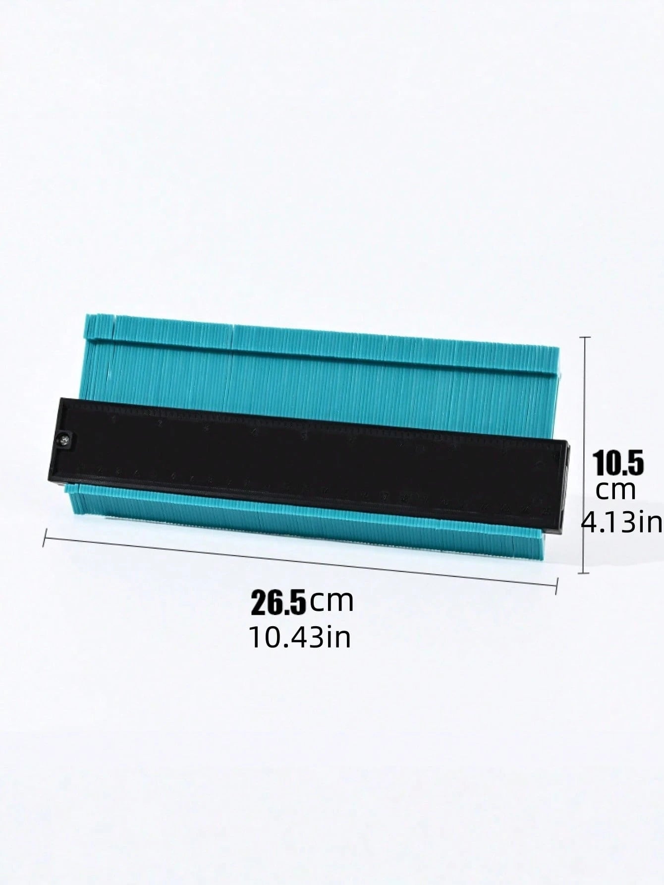 5inch/10inch Adjustable Contour Gauge Outline Profile Duplicator Tool, With Angle Protractor, For Accurate Replication Of Asymmetric Shapes On Wood Grain, Carpet, Tile, Laminate, DIY Woodworking Measu