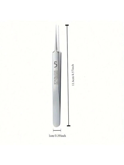 5mm Ultra Fine Blackhead Tweezers- Facial Beauty Acne Removal Tool For Skin Care