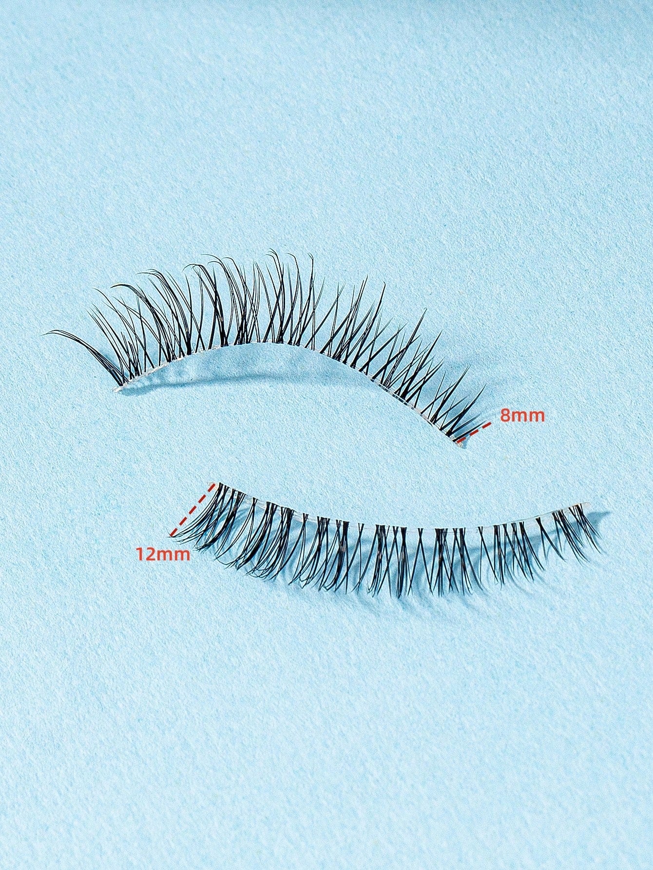 5pairs Natural-Looking Transparent Stem Mink-Like Soft & Comfortable Lovely False Eyelashes Strip Lashes, Lashes, Eyelashes, Fake Lashes