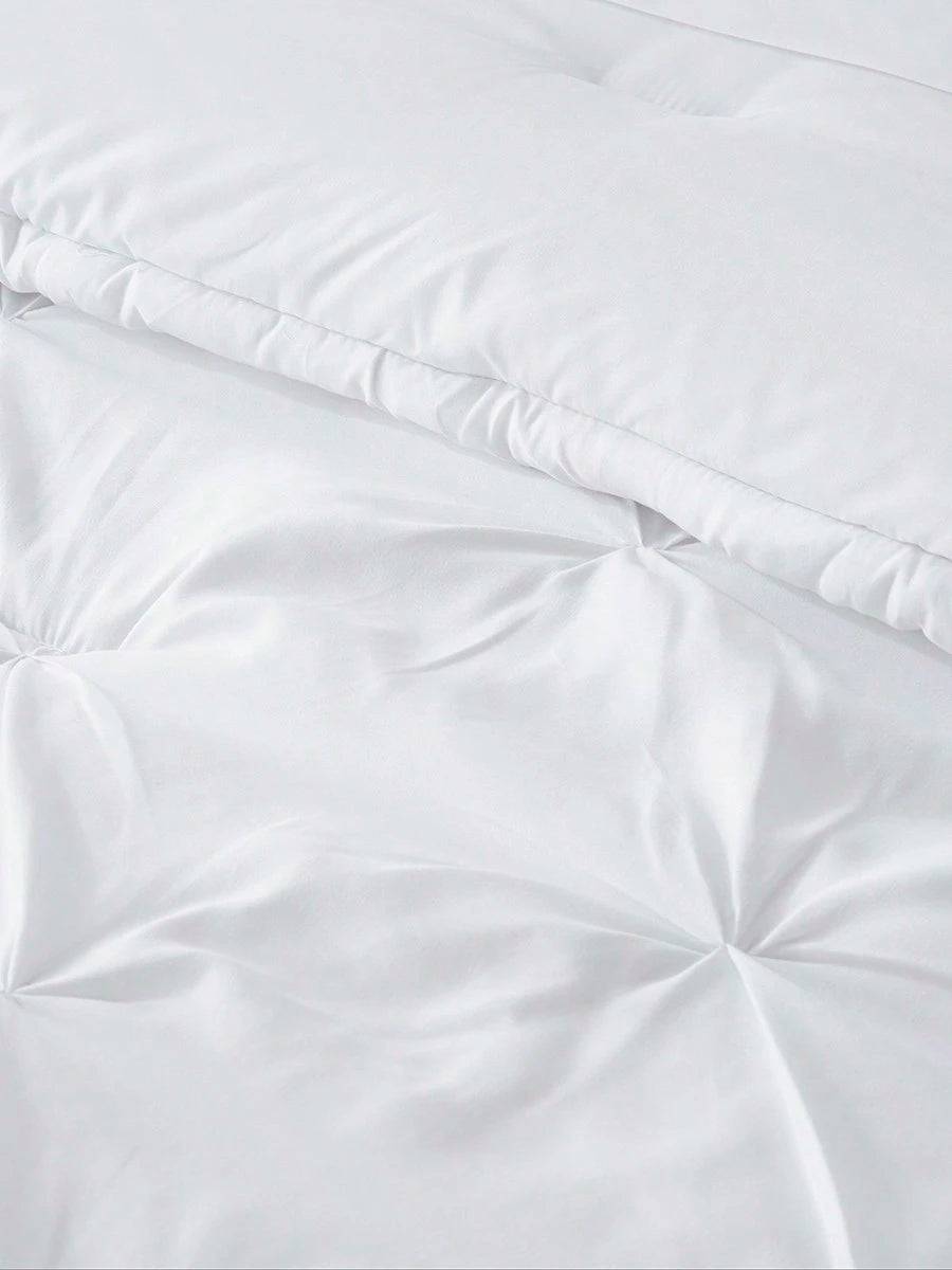 5Pcs/7-Pcs Queen Pinched Pleat Bed Comforter Sets Queen- Luxurious, Soft, Breathable, And Cooling Summer Bedding For All Seasons With Sheets, Pinched Pleat Design, And Bed-In-A-Bag- Easy Care, Mac