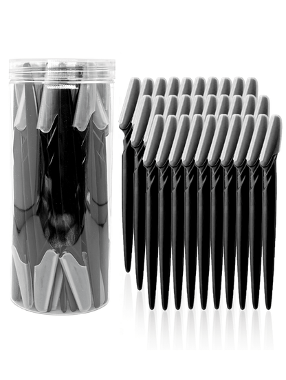 60/30/12/6/3/1pc Black Set, Eyebrow Trimmer, Exfoliating Shaver, Body Hair Trimmer And Facial Trimming Kit, Women's Eyebrow Styling Tool, Suitable For Daily Use Or Travel, Gift, Bargain, Travel Essent