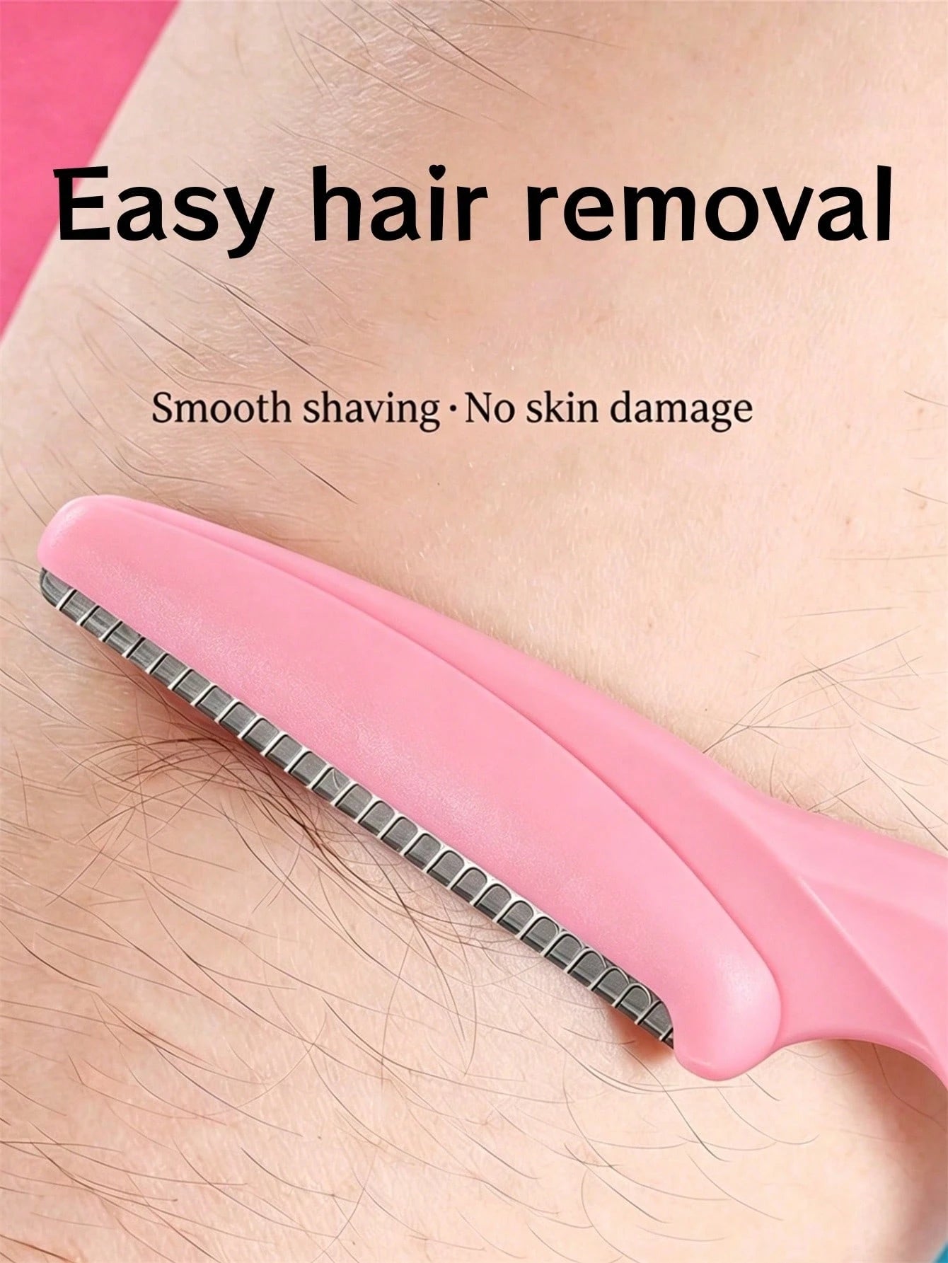 60/50/40/30/20/12/5pcs Portable Eyebrow Trimmer Set, Ergonomic Handle Body Hair Remover, Shaver With Anti-Scratch Blade Guard, Beauty Tool