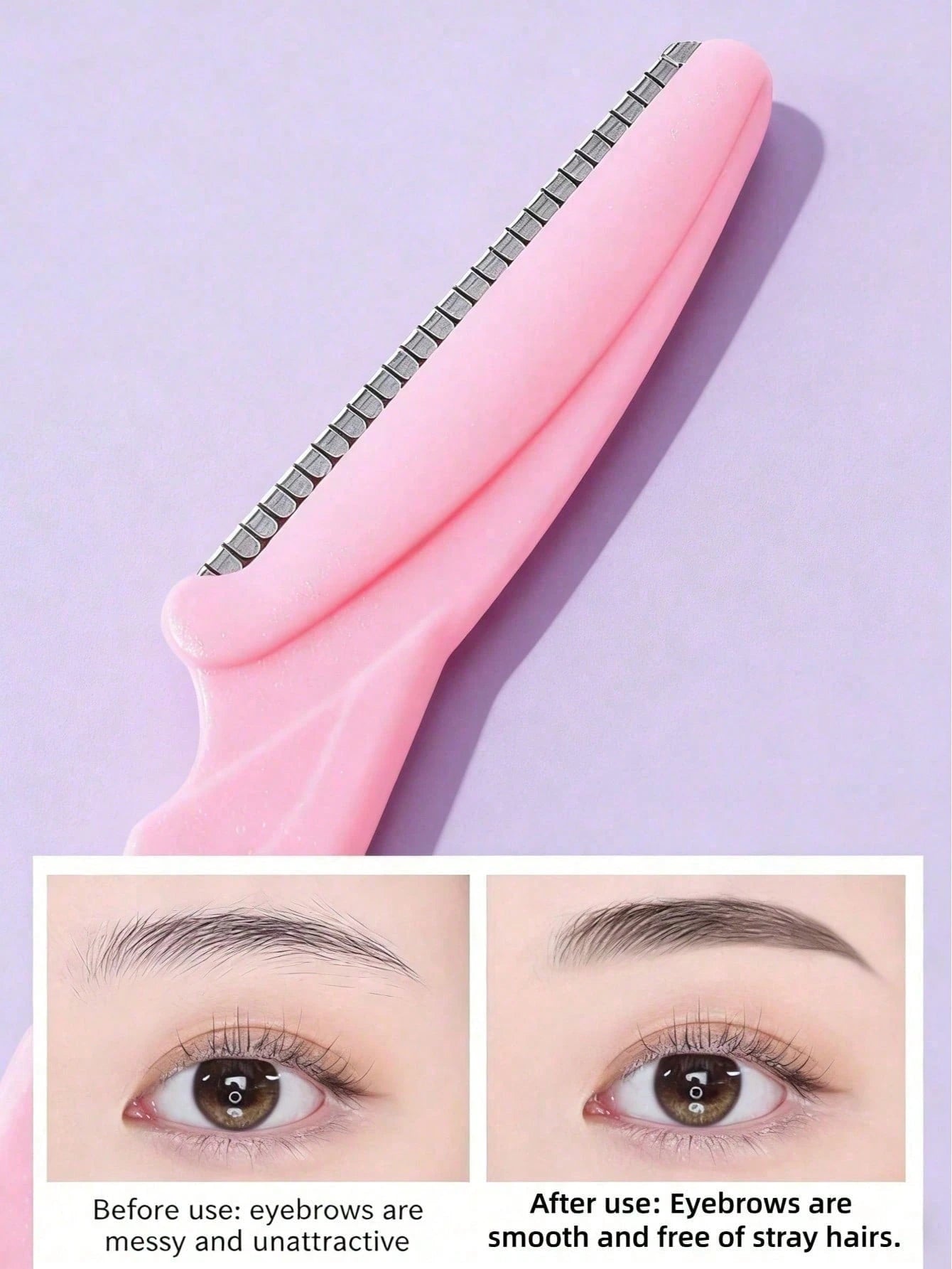 60/50/40/30/20/12/5pcs Portable Eyebrow Trimmer Set, Ergonomic Handle Body Hair Remover, Shaver With Anti-Scratch Blade Guard, Beauty Tool