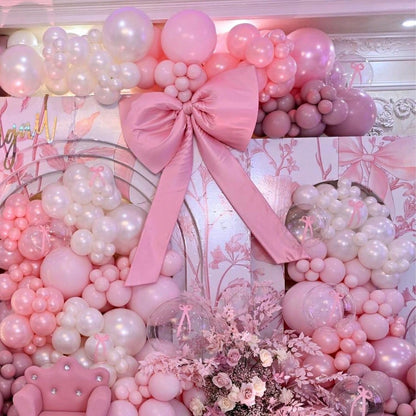 60pcs Pink Balloon Set, Metallic, Light Pink And Baby Pink Party Balloons, Foil Sequin Balloons, Suitable For Girls Birthday Party, Wedding, Bridal Shower, Baby Shower, Mother's Day, Bachelorette Par