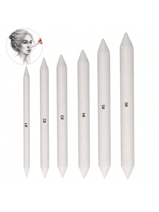 6Pcs Blending Stump And Tortillions, Paper Art Blenders, Art Pencils, Drawing Pencils For Artists Student Sketch Drawing Tools, Drawing Supplies,Mother's Day,Mom's Gift