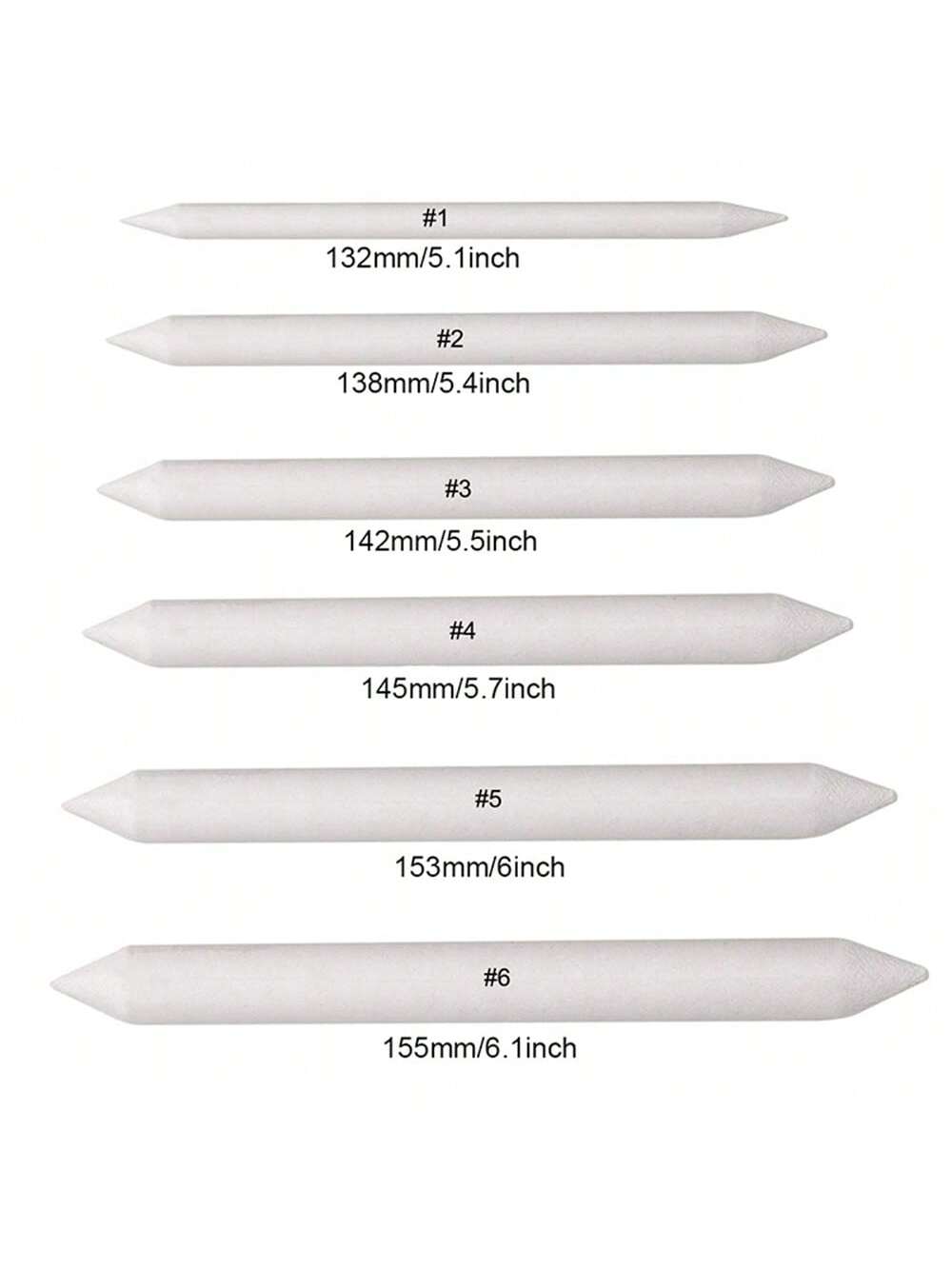 6Pcs Blending Stump And Tortillions, Paper Art Blenders, Art Pencils, Drawing Pencils For Artists Student Sketch Drawing Tools, Drawing Supplies,Mother's Day,Mom's Gift