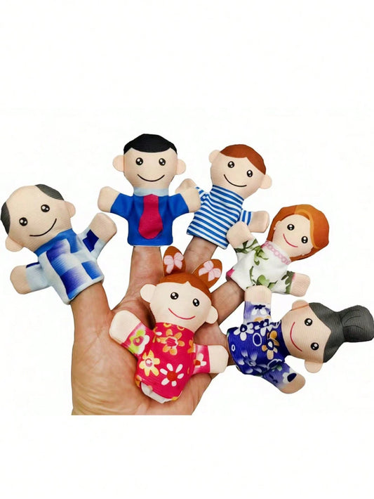 6pcs Set Of Finger Puppets For Interactive Family Storytelling And Playtime,Fun Desk Pet AccessoriesMemory Foam Party Favors, Prizes, Halloween Trick Or Treat, Halloween Party Favors Gift For Exchange