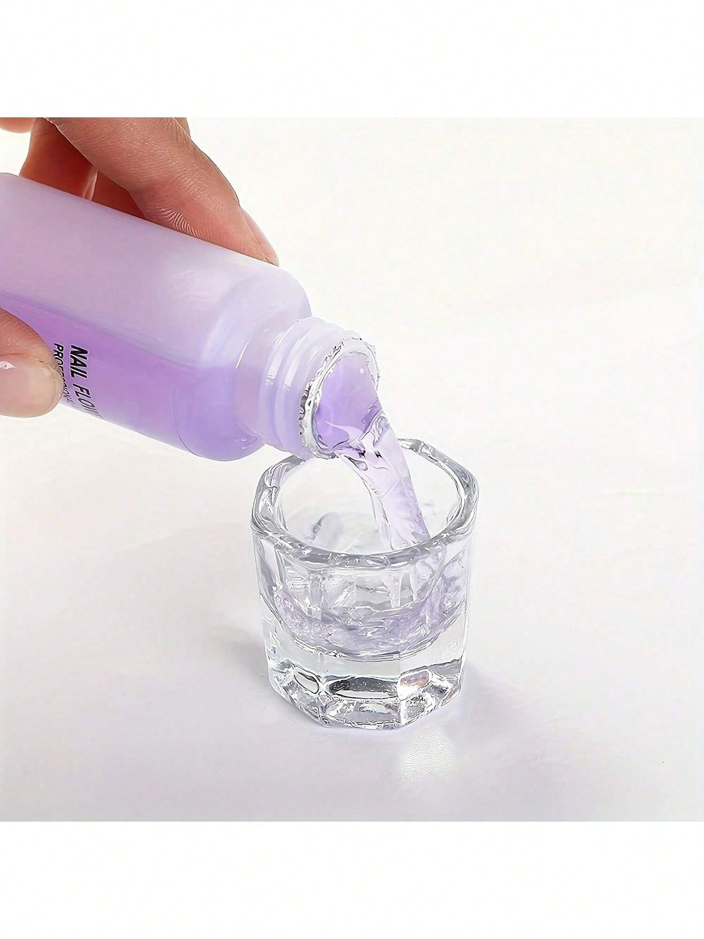 75ml NOCIS Acrylic Liquid Monomer Set- Professional Odorless Nail Extension System, Includes 3 Nail Brushes And Glass Mixing Palette, Suitable For Acrylic Press-On Nails
