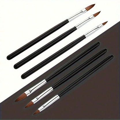 75ml NOCIS Acrylic Liquid Monomer Set- Professional Odorless Nail Extension System, Includes 3 Nail Brushes And Glass Mixing Palette, Suitable For Acrylic Press-On Nails