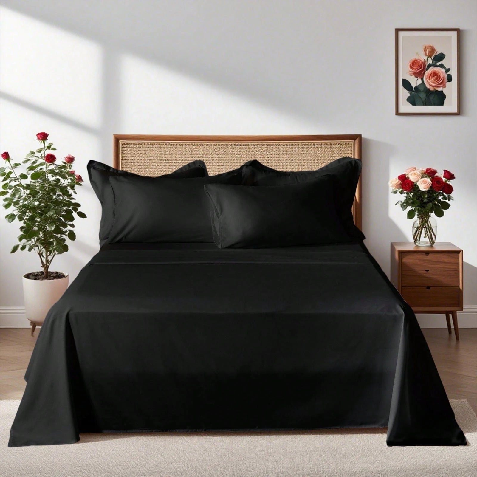 7Pcs/5Pcs Chic Bed Comforter Set, Designed With Geometric Quilting, Suitable For Hotel Bedroom Room Decor, Suitable For All Four Seasons, Soft And Comfortable Summer Bedding Set, Including 1 Comforter