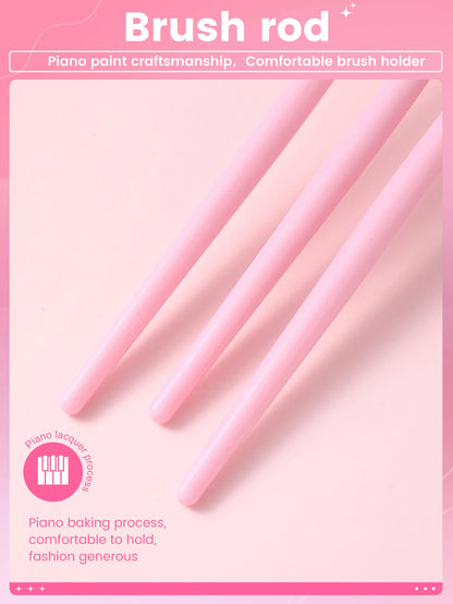 7PCS Eye Pink Stick Mascara Brush Is Suitable For Eyebrow And Eyelash Extender, Which Can Be Used Repeatedly
