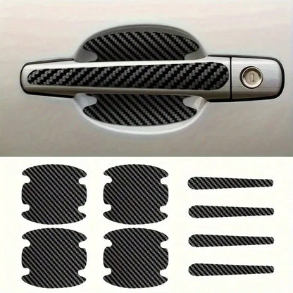8PCS Door Handle Sticker, Scratch-Proof Car Door Protective Sticker, Door Bowl Protective Film