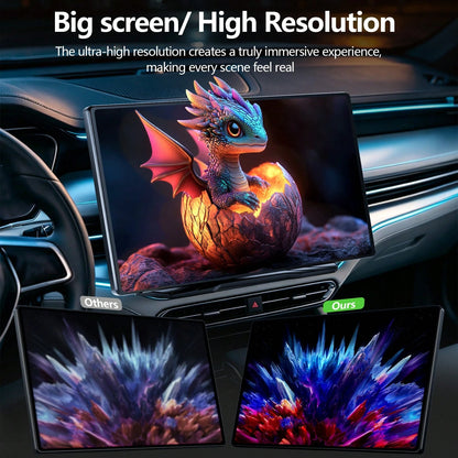 9-Inch CarPlay Screen For Car- Portable Multimedia Player With HD Backup Camera, GPS Navigation, Siri Voice Assistant, FM Radio, AUX & Mirror Link- Supports Apple CarPlay & Android Auto