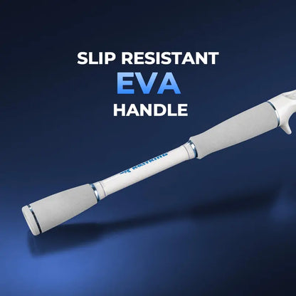 Casting Rod & Reel Combo, IM6 Graphite 2-Piece Blank, Stainless Steel Guides, EVA Handle, Sensitive Fishing Combo