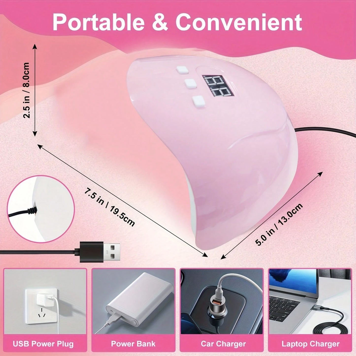 Acrylic Morovan Nail Kit- Clear, Pink, White Powder, Crystal Liquid, Nail Drill, Nail Supplies, Topcoat- Great For Beginners, DIY Nail Tech Supplies, Christmas Gifts,Halloween