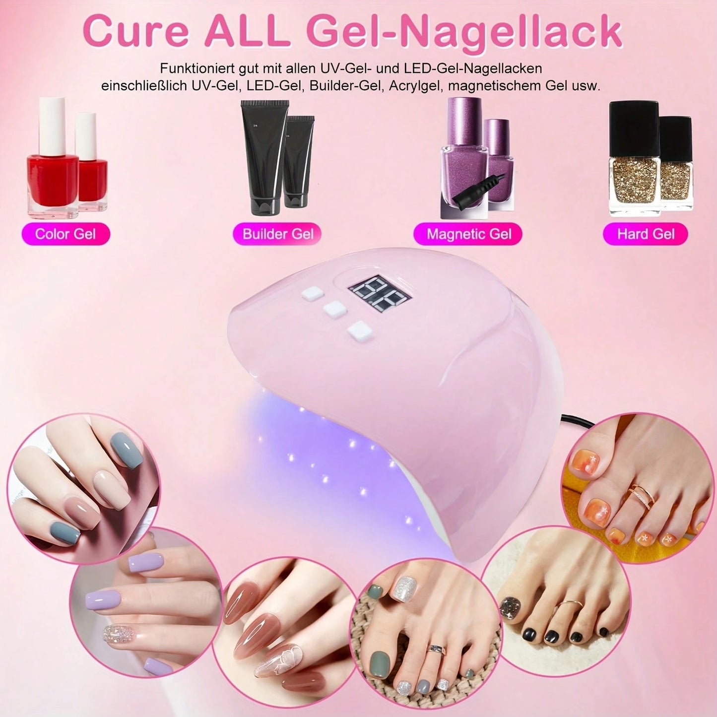 Acrylic Morovan Nail Kit- Clear, Pink, White Powder, Crystal Liquid, Nail Drill, Nail Supplies, Topcoat- Great For Beginners, DIY Nail Tech Supplies, Christmas Gifts,Halloween