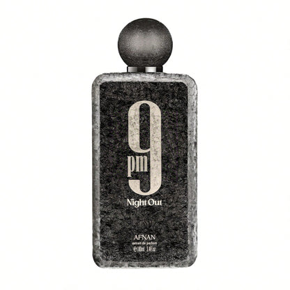 Afnan 9 PM Night Out Unisex Extrait De Parfum 100ml Warm Sweet Spicy Opening Fresh Fruity Ideal For Evening Out Dates Casual Activities