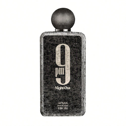 Afnan 9 PM Night Out Unisex Extrait De Parfum 100ml Warm Sweet Spicy Opening Fresh Fruity Ideal For Evening Out Dates Casual Activities