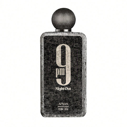 Afnan 9 PM Night Out Unisex Extrait De Parfum 100ml Warm Sweet Spicy Opening Fresh Fruity Ideal For Evening Out Dates Casual Activities