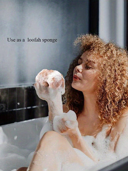 African Mesh Bath Sponge, African Mesh Long Bath Mesh Sponge Exfoliating Shower Body Scrubber Back Scrubber Skin Smooth Towel Nylon Korean Exfoliating Body Wash/Towel Japanese Body Wash/Towel Shower G