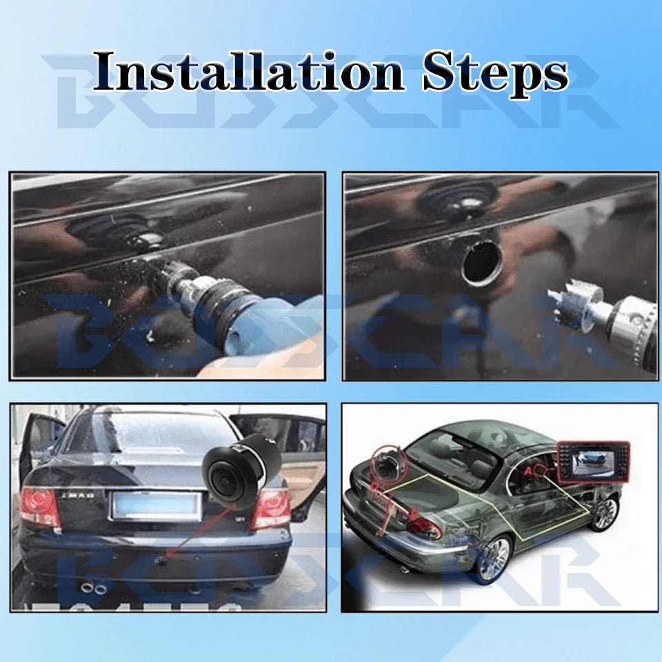 AHD 1080P Car Front Rear View Reversing Camera 170° Fisheye Lens Full HD Night Vision CVBS Vehicle Backup Camera