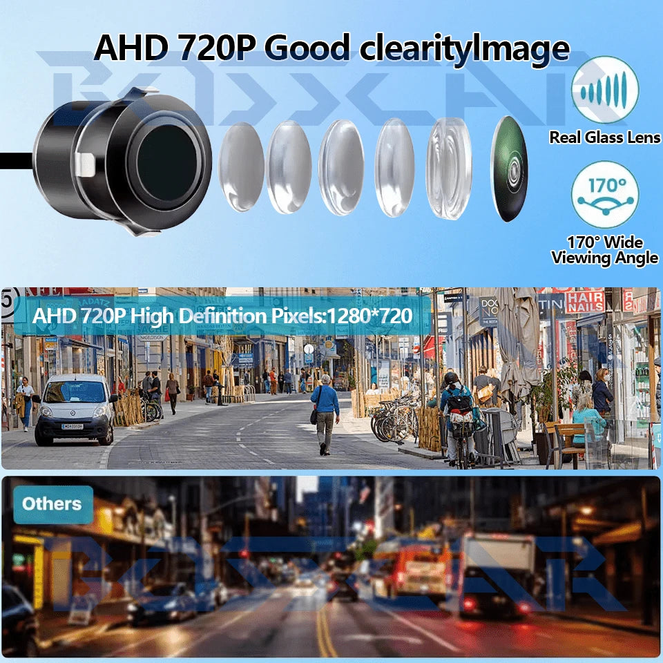 AHD 1080P Car Front Rear View Reversing Camera 170° Fisheye Lens Full HD Night Vision CVBS Vehicle Backup Camera