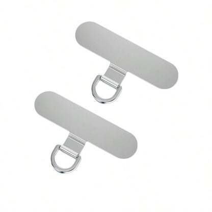 Alloy Lanyard Gasket 2/5/10pcs Universal Metal Phone Lanyard Spacer Ultra-Thin Phone Strap Clip Pendant Sticker Birthday Gift