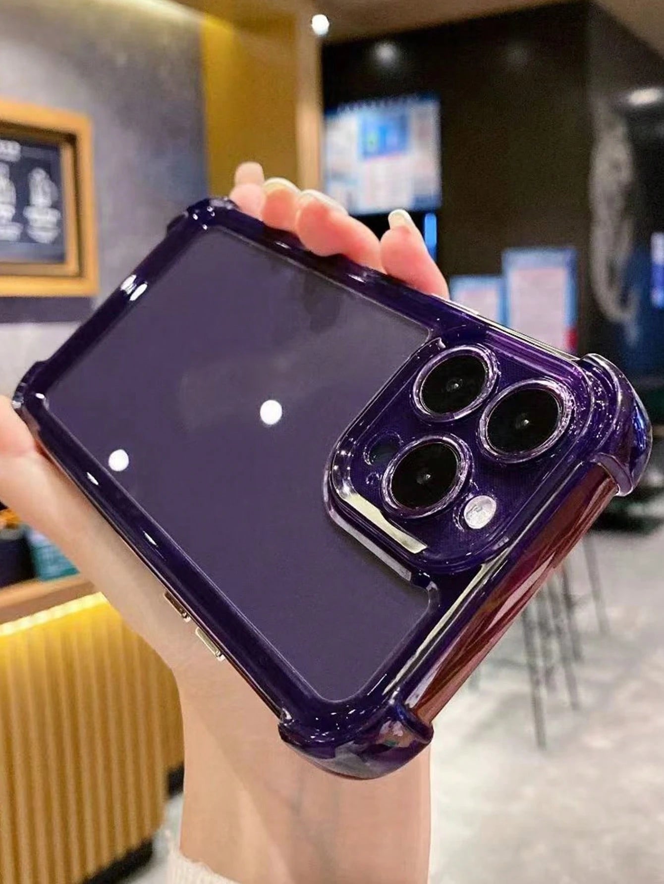 Alloy Screen Protection Solid Material Basic Phone Case Colorful Painted Metallic Electroplated Shock-Proof Bumper Case Compatible With IPhone 16/16 Pro/16 Plus/16 Pro Max/17 Pro Max/17 Pro/17/17 Air