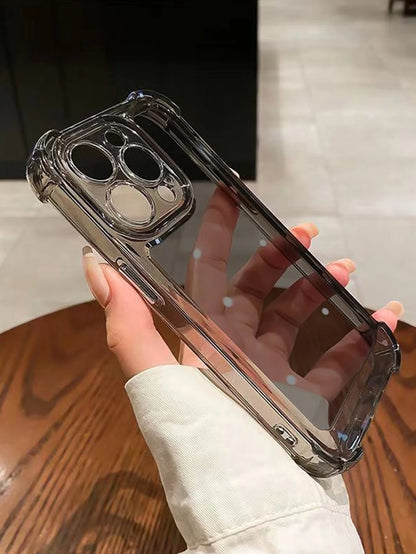 Alloy Screen Protection Solid Material Basic Phone Case Colorful Painted Metallic Electroplated Shock-Proof Bumper Case Compatible With IPhone 16/16 Pro/16 Plus/16 Pro Max/17 Pro Max/17 Pro/17/17 Air