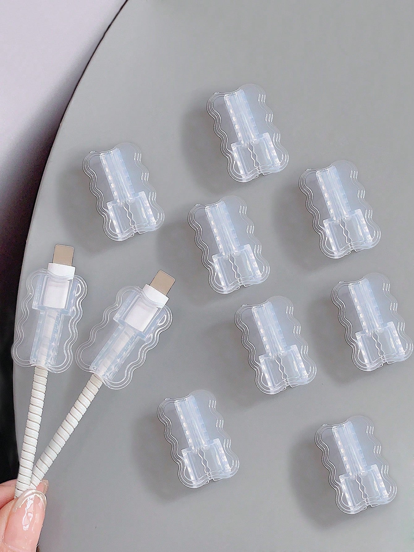 Anti-Break And Anti-Open Glue Transparent Data Cable Protector Charger Protector