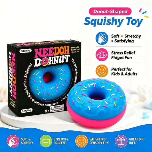 asmodee 1pc Schylling NeeDoh Stress Relief Squeeze Toy, Anxiety Relief, Suitable For Office Relaxation/Home Entertainment, Affordable And Fun, Great Choice For Graduation Gift, Wedding Gift, Toy, Bag